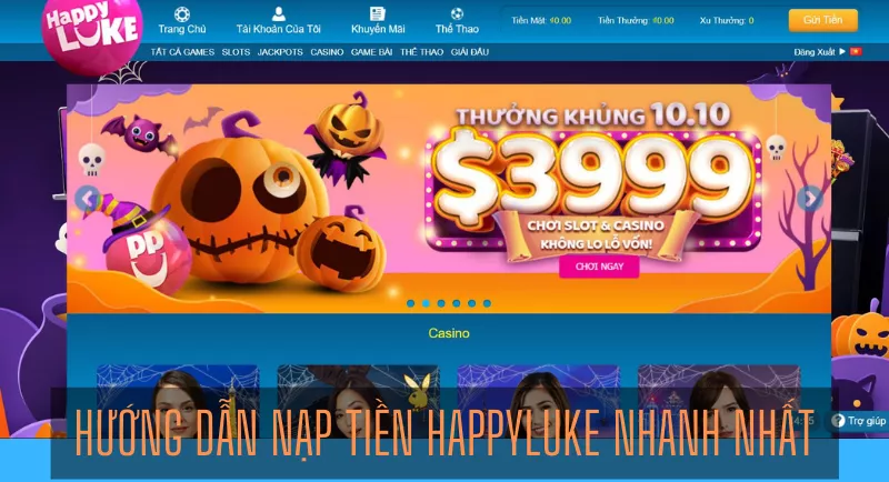Hướng dẫn nạp tiền Happyluke dễ dàng