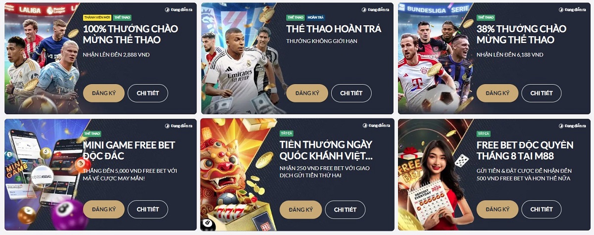 Lợi ích khi đăng ký M88 